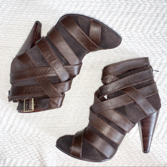 Naughty Monkey Exhibitionist Ankle Boot Brown 8 - Picture 4 of 16